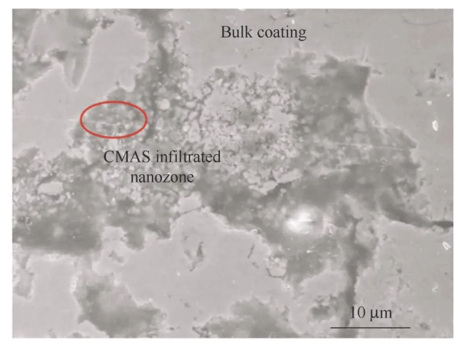 Cross-sectional image around