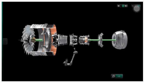 Turbine engine structure