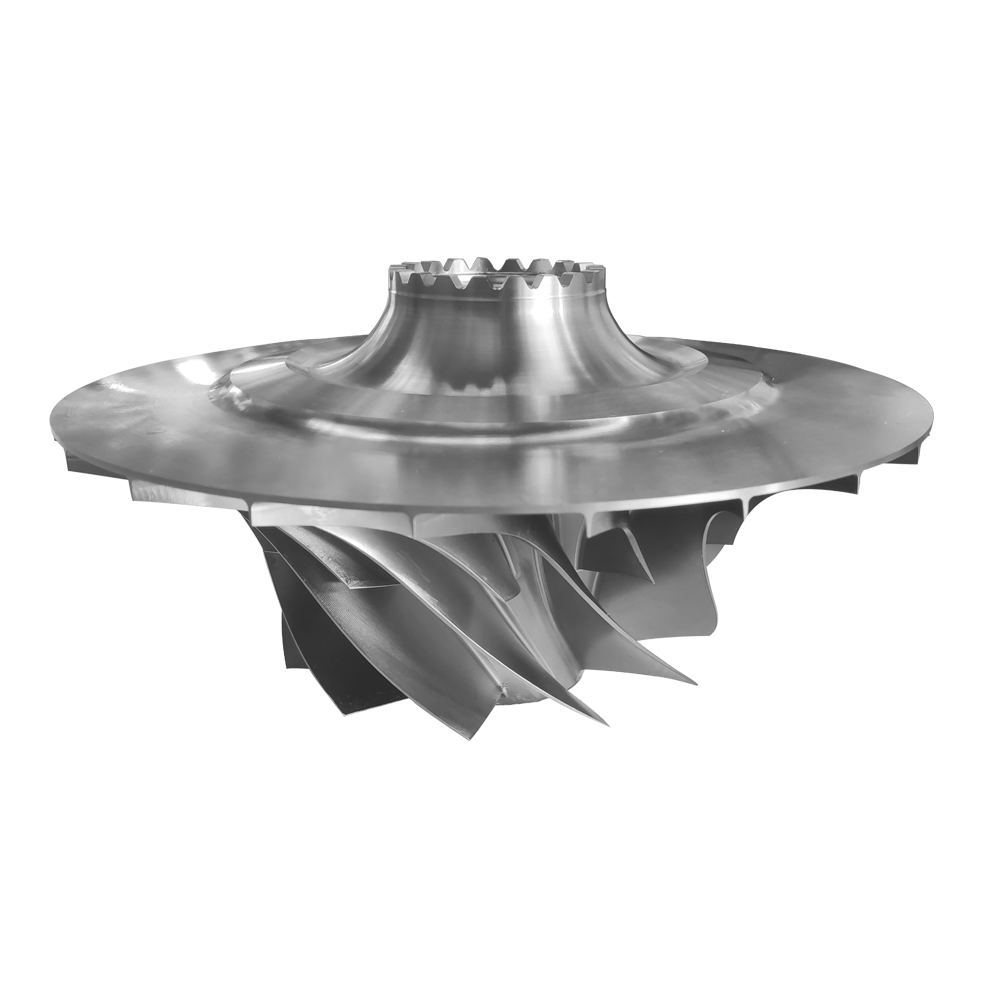 Turbine rotor disc Hirth teeth